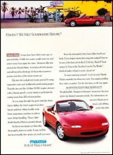 1990 1991 Mazda Mx-5 Miata Original Advertisement Print Art Car Ad J998A picture