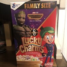 Guardians of the Galaxy Cereal Box Lucky Charms  SEALED BOX  2-26-2024 18.6 Oz picture