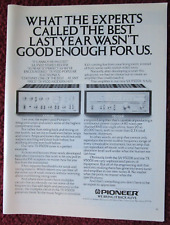 1977 PIONEER TX9500II, SA9500II Amp & Tuner Print Ad ~ Wasn't Good Enough For Us picture
