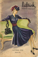 CD Picture Pack Butterick Fall 1939 Quarterly Pattern Book Catalog E-Book picture