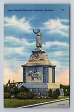 Gadsden AL-Alabama, Emma Sansom Monument, Antique, Vintage Postcard picture