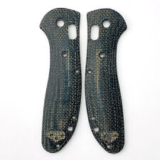 1Pair Handle Patch Custom Micarta Scales for Benchmade Griptilian 551 Knife Part picture