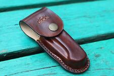 Buck 112 Ranger/ leather sheath/ case with belt clip picture