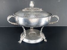 Vintage Aluminum Footed Tulip Dish Holder picture