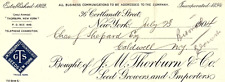 1904 J.M. THORBURN & CO SEED GROWERS IMPORTERS NE W YORK  BILLHEAD INVOICE Z4046 picture