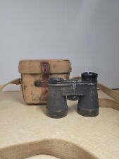 Japanese WW2 NCO Binocular WWI Japan 4x10 Leather Canvas Case RARE HTF picture