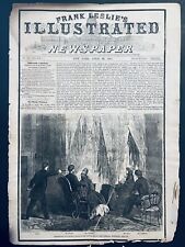 ORIGINAL COMPLETE 1865 LINCOLN ASSASSINATION FRANK LESLIES ILLUSTRATED NEWSPAPER picture