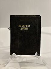The Words of Jesus 1943 illustrations Dickson Publishing leatherbound Black picture