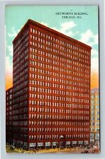 Chicago IL-Illinois, Heyworth Building, Madison Street Vintage Souvenir Postcard picture
