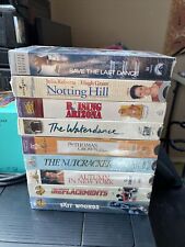 Vintage 80's-90's Lot Bundle of 9 Brand New Movies Factory Sealed VHS Tapes picture