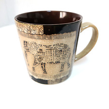 Tara Reed Blue Harbor Brown Mug/Cup - African Elephant -Coffee/Tea picture