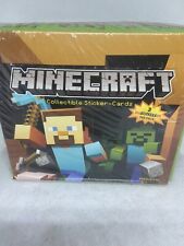 Minecraft Collectible Sticker Cards Sealed Box (24 packs) 2015 Jinx picture