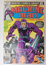 MACHINE MAN #1 THE LIVING ROBOT 1978 Vintage Marvel Comics Group picture