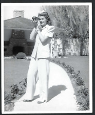 HOLLYWOOD Rita Hayworth ACTRESS Holds Movie Camera VINATGE ORIGINAL PHOTO picture