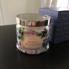Partylite BERRY BLOSSOM SIGNATURE 3-wick JAR CANDLE  BRAND NEW   picture