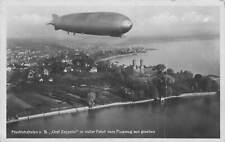 J81/ Interesting RPPC Postcard c1910 Germany Graf Zeppelin Friedrichshafen 145 picture