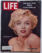 August 1964 Life Magazine MARILYN MONROE What Really Killed Marilyn picture