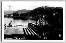 Bonners Ferry Idaho ID Kootenai River Bridge RPPC Real Photo Postcard 1920-30s picture