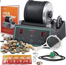 Advanced Professional Rock Tumbler Kit - with Digital 9-Day Polishing Timer & 3  picture