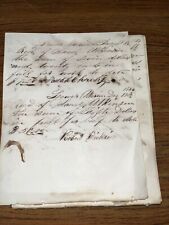 Antique Civil War Era 1864 - 1870s Receipt Booklet from Lower Merion PA picture