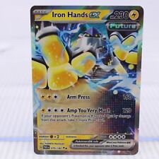 A7 Pokémon Card Scarlet & Violet Paradox Rift IRON HANDS ex Double Rare 070/182 picture