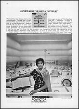 1963 Leontyne Price photo soprano RCA Butterflies album retro print ad ads7 picture