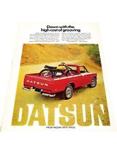 1972 Datsun Lil Hustler Pickup Truck -  Vintage Advertisement Car Print Ad J416 picture