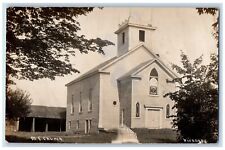 c1910's Methodist Church Vienna New York NY Posted Antique RPPC Photo Postcard picture