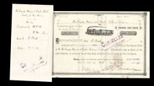 Rio Grande, Mexico and Pacific Railroad Co. - Stock Certificate - Branch Line of picture