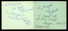 1962 BEATLES rare autographs signed with PETE BEST JOHN LENNON McCARTNEY  picture