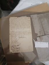 1796 Assault Case Document With Signatures picture