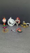 ❤️ Really Nice Lot Mixed Of 7 Vintage Christmas Ornaments  picture