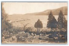 1921 View Of Otsego Lake Cooperstown New York NY Vintage RPPC Photo Postcard picture