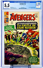 Avengers #13 CGC 5.5 1965 Jack Kirby Stan Lee 1st App Count Nefaria JUST GRADED picture