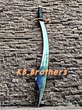 Custom Handmade Beautiful D2 Steel Scimitar Sword-Gifts For Him-32-inches. picture