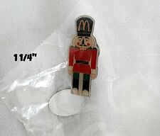 Vintage McDonalds Employee Crew Holiday Christmas Nutcracker Pin 1 1/4