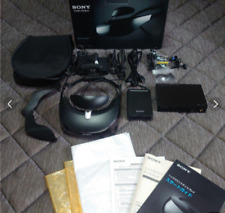 Sony Wireless Head Mounted Display Personal 3D Viewer HMZ-T3W Used w/Accessories picture
