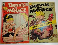 Vintage Pines Comics Dennis the Menace Steel 10 Cents No. 25 And No. 56 Lot Of 2 picture