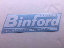Binford Tools Die Cut Vinyl Sticker Home Improvement Tim Allen picture