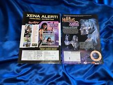 LOT of two ADs for the Xena & Hercules Busts, Chakram Ornament, & Digital Cards picture