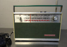 Telefunken Banjo Automatic Transistor Radio Green incl. Power Supply 1967-69 picture