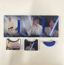 Star Wars Luke Skywalker Acrylic Photo Lightsaber Display Stand Custom Made V1 picture