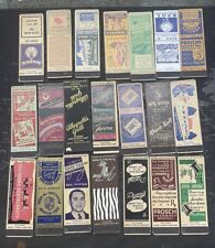 Chicago Unused Matchbook Covers Vintage Early 1900s Lot Of 83 Unstruck picture