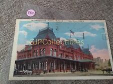 PBBK Train or Station Postcard Railroad RR BONAVENTURE STATION MONTREAL GARE picture