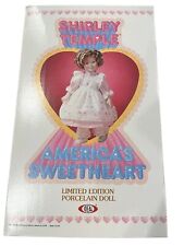 1982 Shirley Temple Limited Edition Porcelain Doll NIB Ideal  16