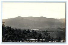 c1910's The Greylock Range From Top Of Mohawk Trail MA RPPC Photo Postcard picture
