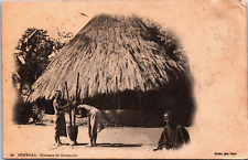 Senegal Afrique Occidentale Pileuses de Couscous Vintage Postcard C119 picture
