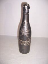 Vintage 1921 Cigar Humidor Match Safe Champagne Bottle Quadruple Silver Plate picture