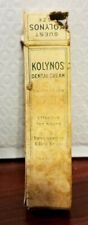 Kolynos 43243 Vintage Dental Cream Professional Sample Box Tube and Paper picture