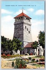 Bunker Tower Mount Cheaha State Park Alabama AL Talladega Vintage UNP Postcard picture